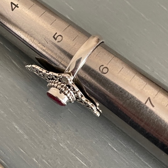 New ⭐️ Ruby Sterling Silver Ring - Picture 8 of 11